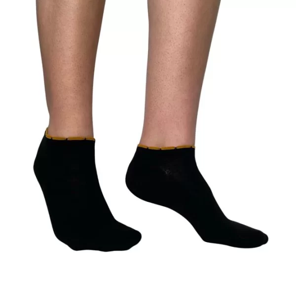 INIZIO ΝΟΝΟΧΡΩΜΗ ΓΥΝΑΙΚΕΙΑ ΚΟΦΤΗ BAMBOO ΚΑΛΤΣΑ INIZIO ΜΕ ΦΛΟΡΑΛ ΣΧΕΔΙΟ 3832 ΜΑΥΡΟ