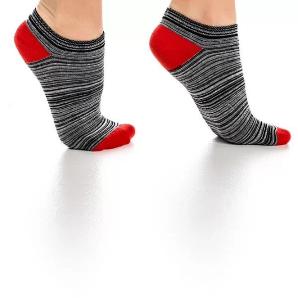 INIZIO ΚΟΦΤH ΓΥΝΑΙΚΕΙΑ ΚΑΛΤΣΑ ΣΧΕΔΙΟ 3ΑΔΑ 3806-5 ΜΑΥΡΟ/KOKKINO