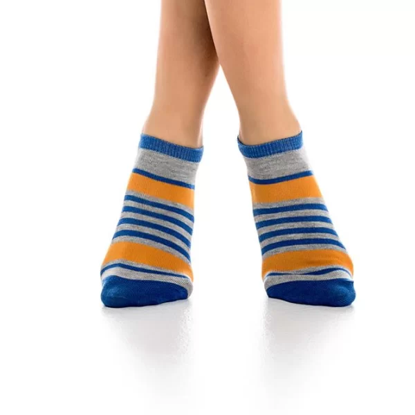 INIZIO ΚΟΦΤH ΓΥΝΑΙΚΕΙΑ ΚΑΛΤΣΑ ΣΧΕΔΙΟ 3ΑΔΑ 3806-14 ΓΚΡΙ/ΜΠΕΖ/ΜΠΛΕ