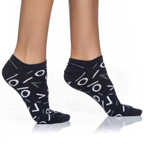 INIZIO ΓΥΝΑΙΚΕΙΑ ΚΟΦΤΗ ΚΑΛΤΣΑ ΜΕ ΣΧΕΔΙΟ LOGO INIZIO 3812 ΜΠΛΕ