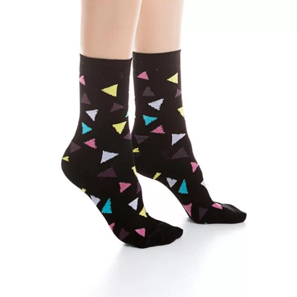 INIZIO ΒΑΜΒΑΚΕΡΗ ΓΥΝΑΙΚΕΙΑ ΚΑΛΤΣΑ INIZIO ΜΕ ΓΕΩΜΕΤΡΙΚΑ ΣΧΗΜΑΤΑ 3102 ΜΑΥΡΟ