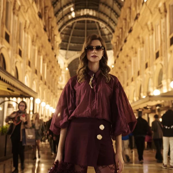  Σορτς-Φούστα Με Χρυσά Κουμπιά