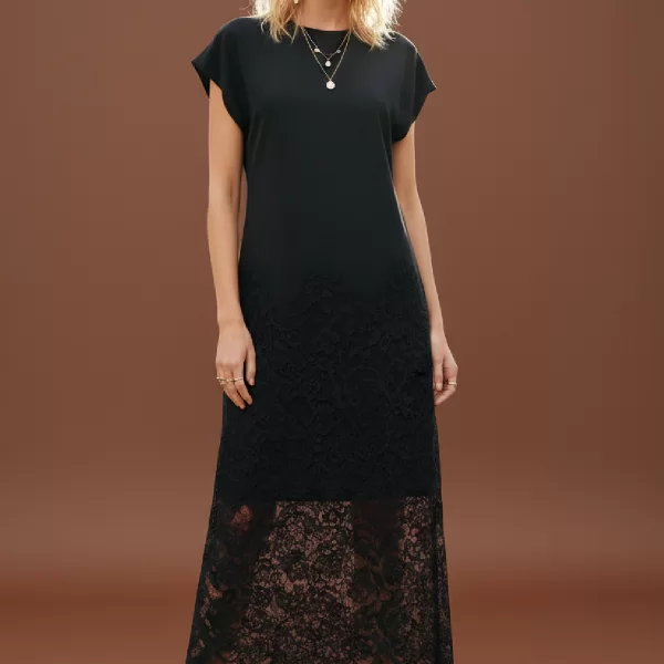  Φόρεμα Midi Με Δαντέλα DEJAVU