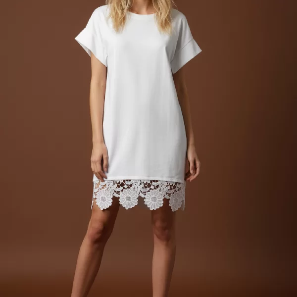  Φόρεμα DEJAVU Mini Με Δαντέλα