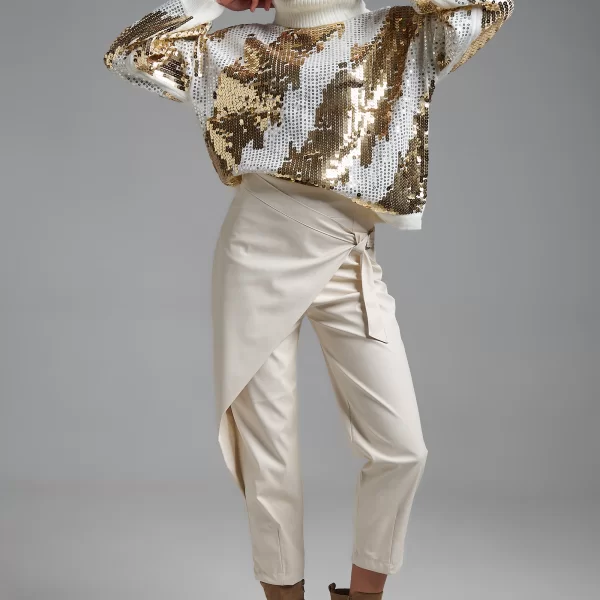  Παντελόνι Δερματίνη Wrap Cut Kellys