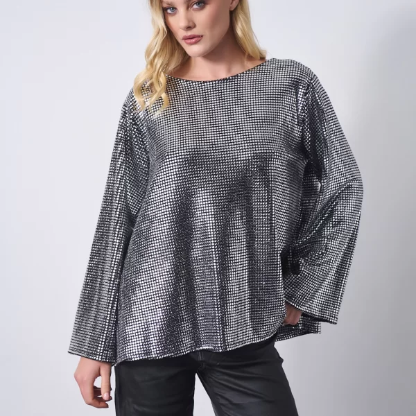  Μπλούζα Με Πούλιες & Δέσιμο Στην Πλάτη