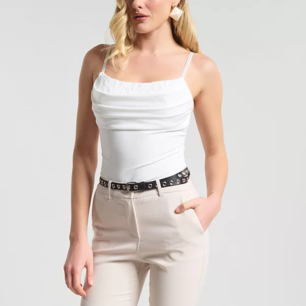  Κορμάκι Ντραπέ Με Cups & Δαντέλα