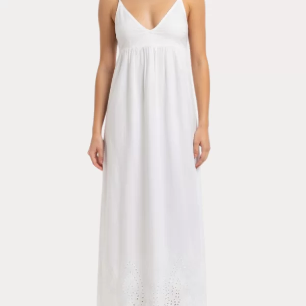 Only ΦΟΡΕΜΑ ONLY TULUM EMB LONG STRAP BRIGHT WHITE ONLY