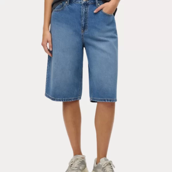 Vero Moda DENIM SHORTS VERO MODA VMALVIDA MR MEDIUM BLUE VERO MODA