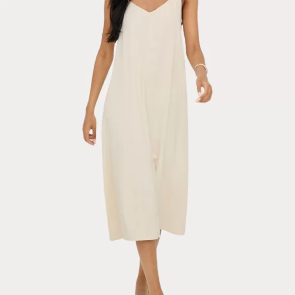 Only ΦΟΡΕΜΑ ONLY 30 ARIS S/L MIDI DRESS WVN BIRCH ONLY