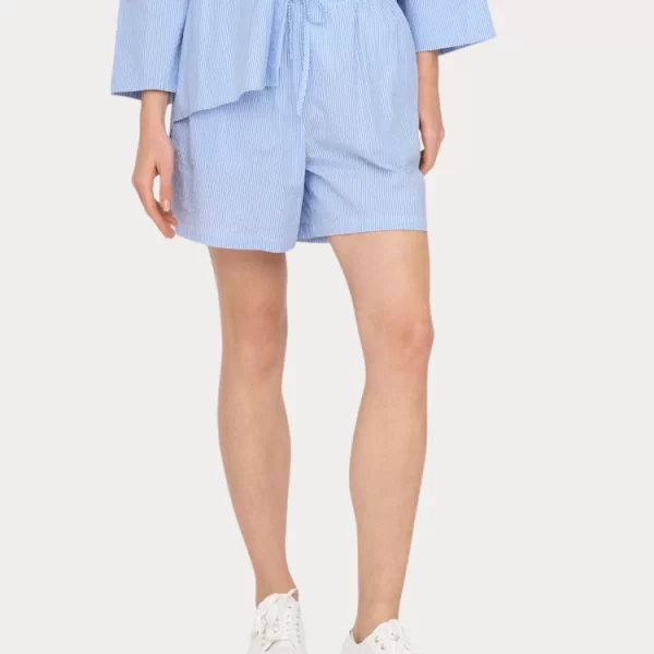 Only SHORTS ONLY AUGUSTA WVN CLOUD DANCER/BLUE STRIPES ONLY