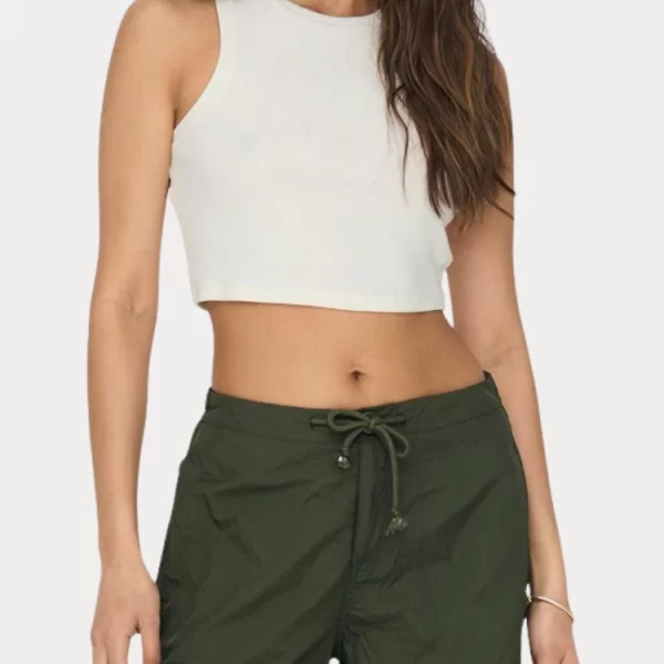 Only TANK TOP ONLY VILMA S/L CROPPED JRS CLOUD DANCER ONLY