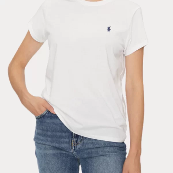 Polo Ralph Lauren ΓΥΝΑΙΚΕΙΟ T-SHIRT POLO RALPH LAUREN S/S POLO BSR WHITE POLO RALPH LAUREN