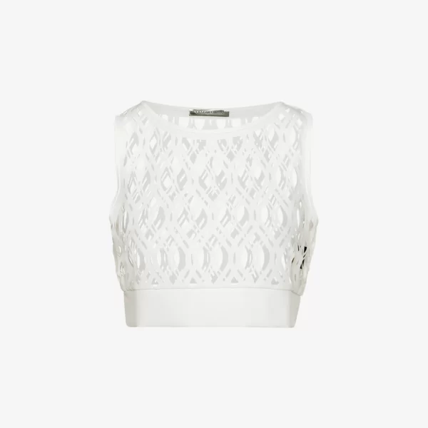 Cutcuutur Sleeveless Top in White