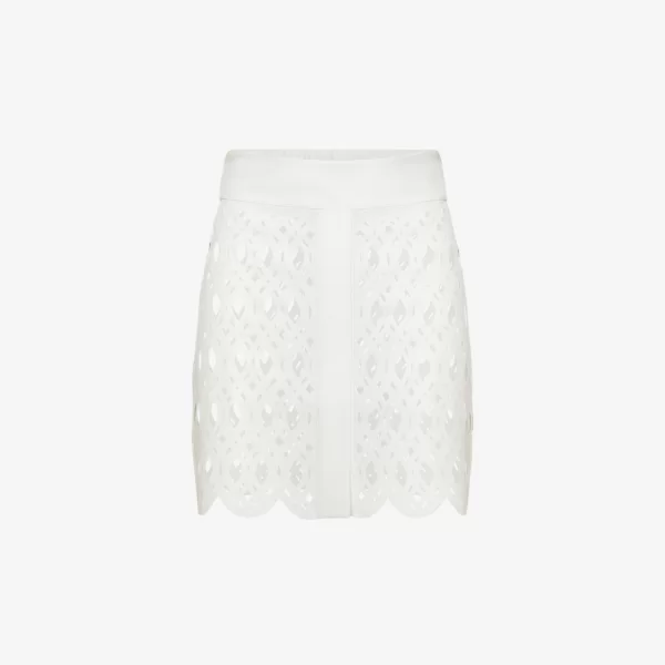 Cutcuutur Mini Skirt in White