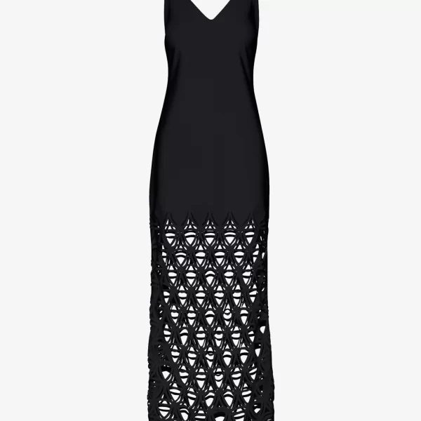 Cutcuutur Maxi Dress in Black