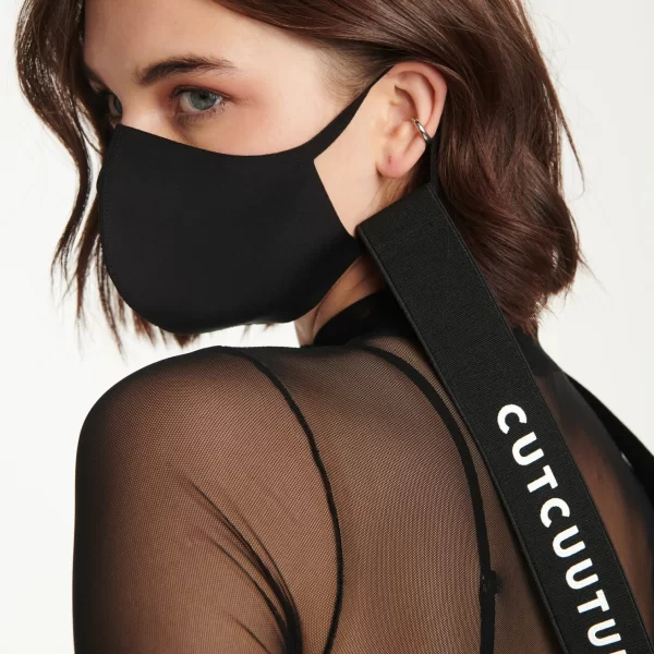 Cutcuutur Logo Print Facemask