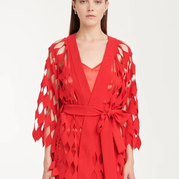 Cutcuutur Kimono in Red