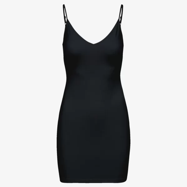 Cutcuutur Slip Dress in Black
