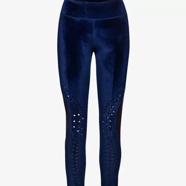 Leggings in Blue Velour