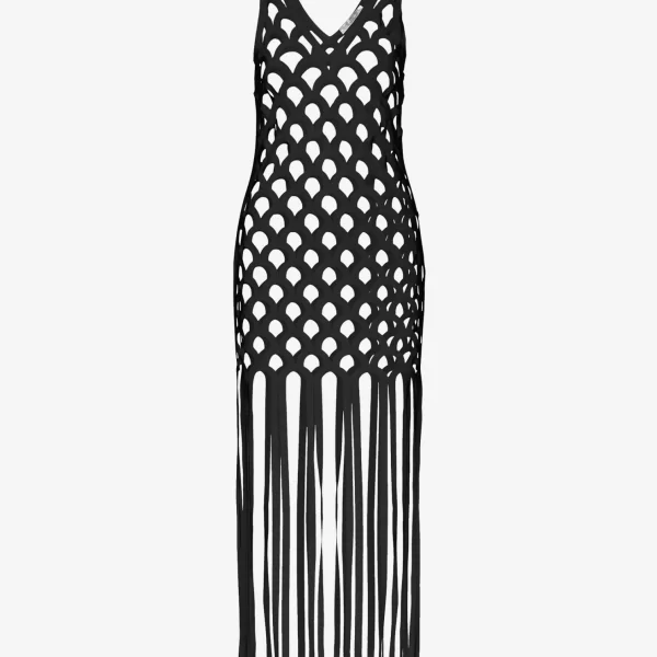 Cutcuutur Tank Top Dress in Black