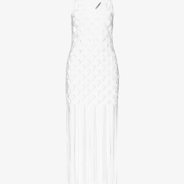 Cutcuutur Tank Top Dress in White