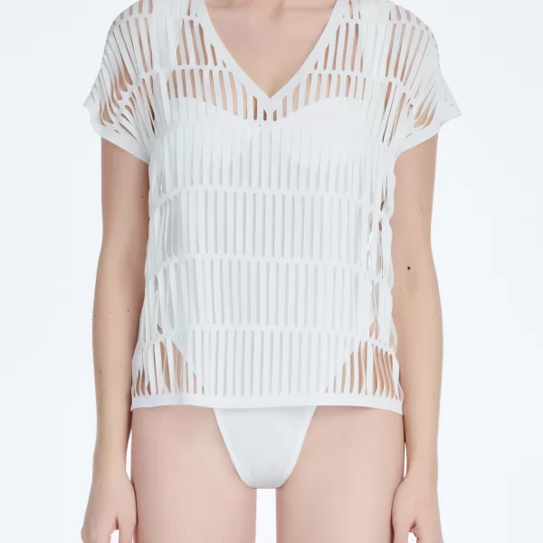 Cutcuutur Oversized T-Shirt in White