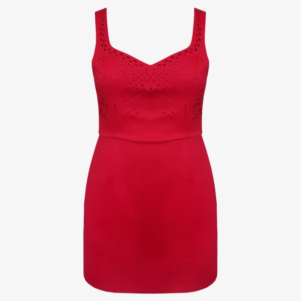 Cutcuutur Mini Dress in Red