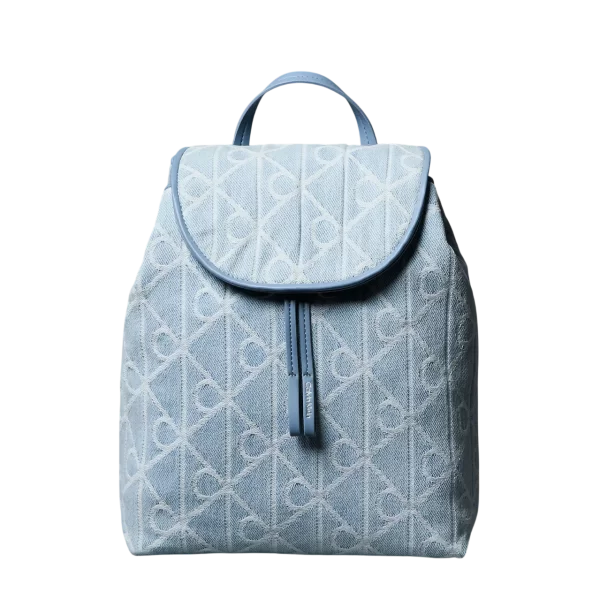 Calvin Klein Γυναικεία Τζιν Τσάντα Πλάτης Μπλε Calvin Klein LV04F3508G-YBZ