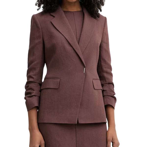 Boss Γυναικείο Jia8 Σακάκι Καφέ BOSS 50557249-206