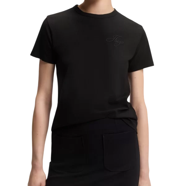 HUGO Γυναικείο Damacia T-shirt Μαύρο HUGO 50561233-001
