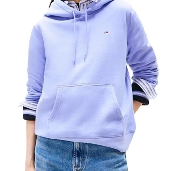 Tommy Hilfiger Γυναικείο Φούτερ Μωβ Tommy Jeans DW0DW19958-C5Z