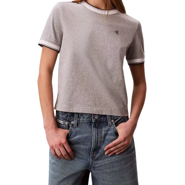 Calvin Klein Γυναικείο T-shirt Γκρι Calvin Klein LV047F226G-P79