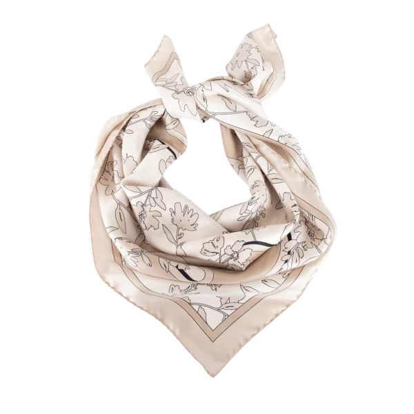 Boss Γυναικείο Lainy Φουλάρι Μπεζ BOSS 50536118-131