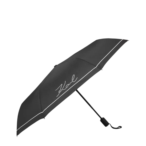 Karl Lagerfeld K/Signature Ομπρέλα Μαύρη Karl Lagerfeld B2W50064-999 BLACK