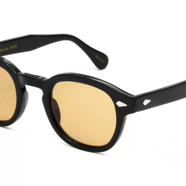 Moscot MOSCOT ΓΥΑΛΙΑ ΗΛΙΟΥ MOSCOT LEMTOSH BASE 2 BLACK AMBER 4624 LEMTOSH BASE 2 Μαύρο