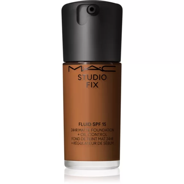 MAC Cosmetics MAC Cosmetics Studio Fix Fluid SPF 15 24HR Matte Foundation + Oil Control ματ μεικ απ SPF 15 απόχρωση C55 30 ml