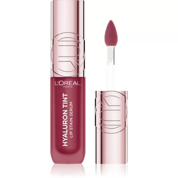L’ORÉAL PARIS L’Oréal Paris Hyaluron Tint Lip Stain Serum υγρό κραγιόν με ενυδατικό αποτέλεσμα απόχρωση 490 Berry Jolie 5 ml