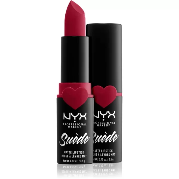 NYX PROFESSIONAL MAKEUP NYX Professional Makeup Suede Matte Lipstick ματ κραγιόν απόχρωση 09 Spicy 3.5 γρ