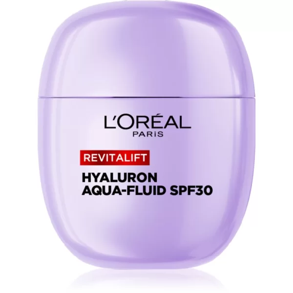 L’ORÉAL PARIS L’Oréal Paris Revitalift Hyaluron Aqua-Fluid ελαφρύ προστατευτικό υγρό SPF 30 40 ml