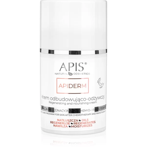 Apis Natural Cosmetics Apis Natural Cosmetics Apiderm αναγεννητηκή κρέμα νύχτας με θρεπτικό αποτέλεσμα 50 ml