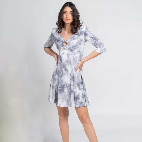 Prince Oliver Φόρεμα γκρι tie dye