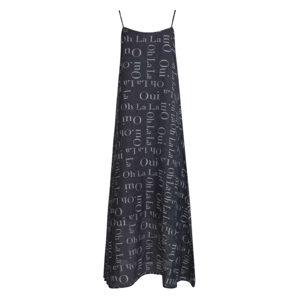 Prince Oliver Prince Oliver Φόρεμα Με Print Μαύρο