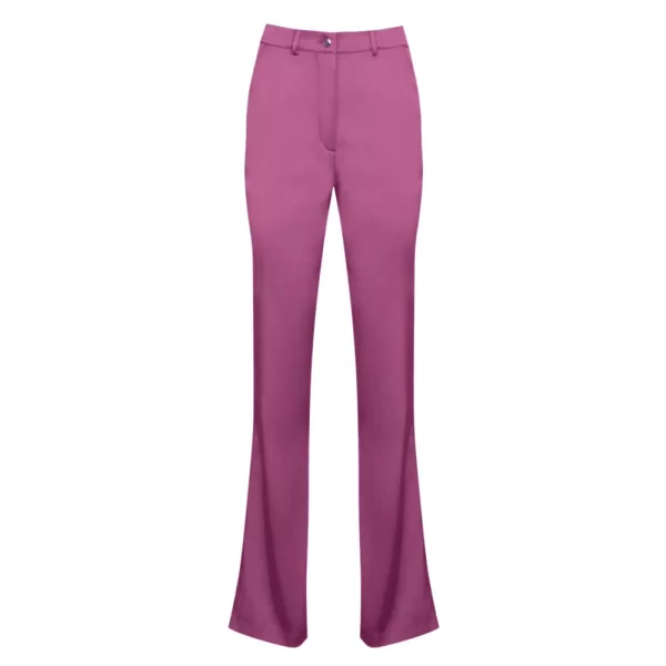Γυναικείο Σατινέ Παντελόνι Φούξια