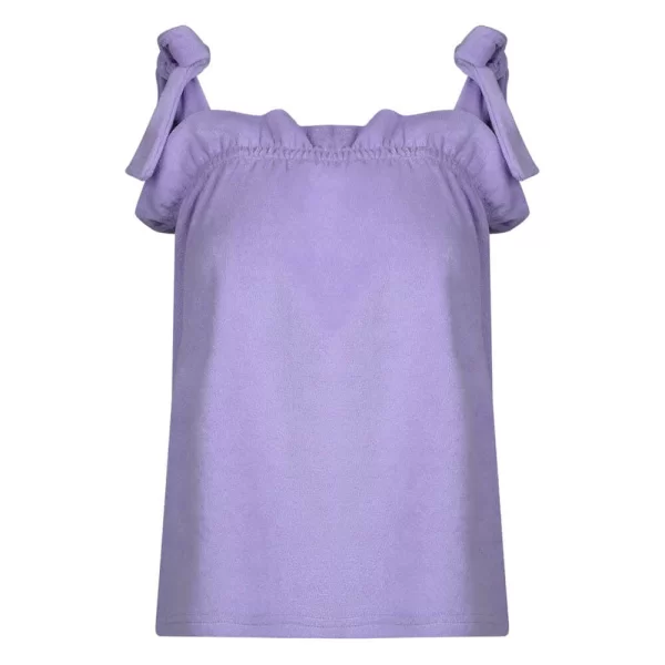 Prince Oliver Prince Oliver Γυναικεία Μπλούζα Πετσετέ Λιλά