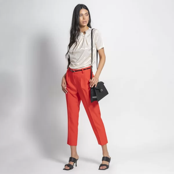 Prince Oliver Prince Oliver Γυναικείο Παντελόνι Κοραλί