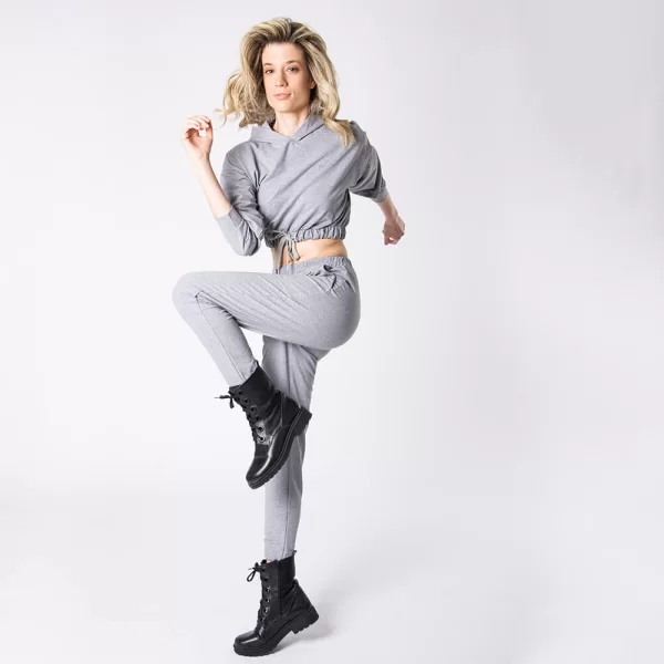 Prince Oliver Σετ Φόρμας Γκρι Φούτερ/ Παντελόνι