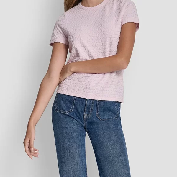 DKNY DKNY DJ5T1571 ΜΠΛΟΥΖΑΚΙ ΚΟΝΤΟΜΑΝΙΚΟ DKNY DJ5T1571-OF2 Pink