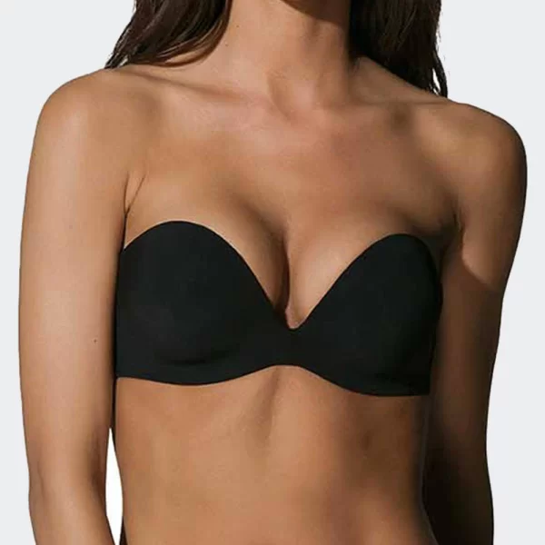 Luna LUNA Secret Sense C strapless with cookies sensitive fabric 11063-2 Black