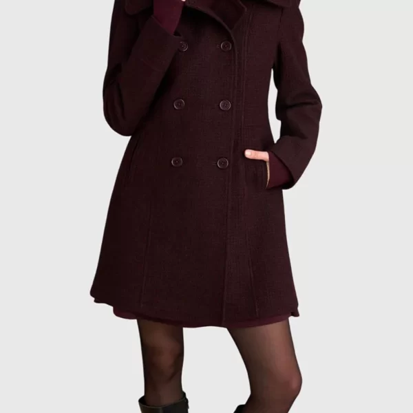 Attrattivo ATTRATTIVO ΗΜΙΠΑΛΤΟ 9921830-OXBLO Bordeux